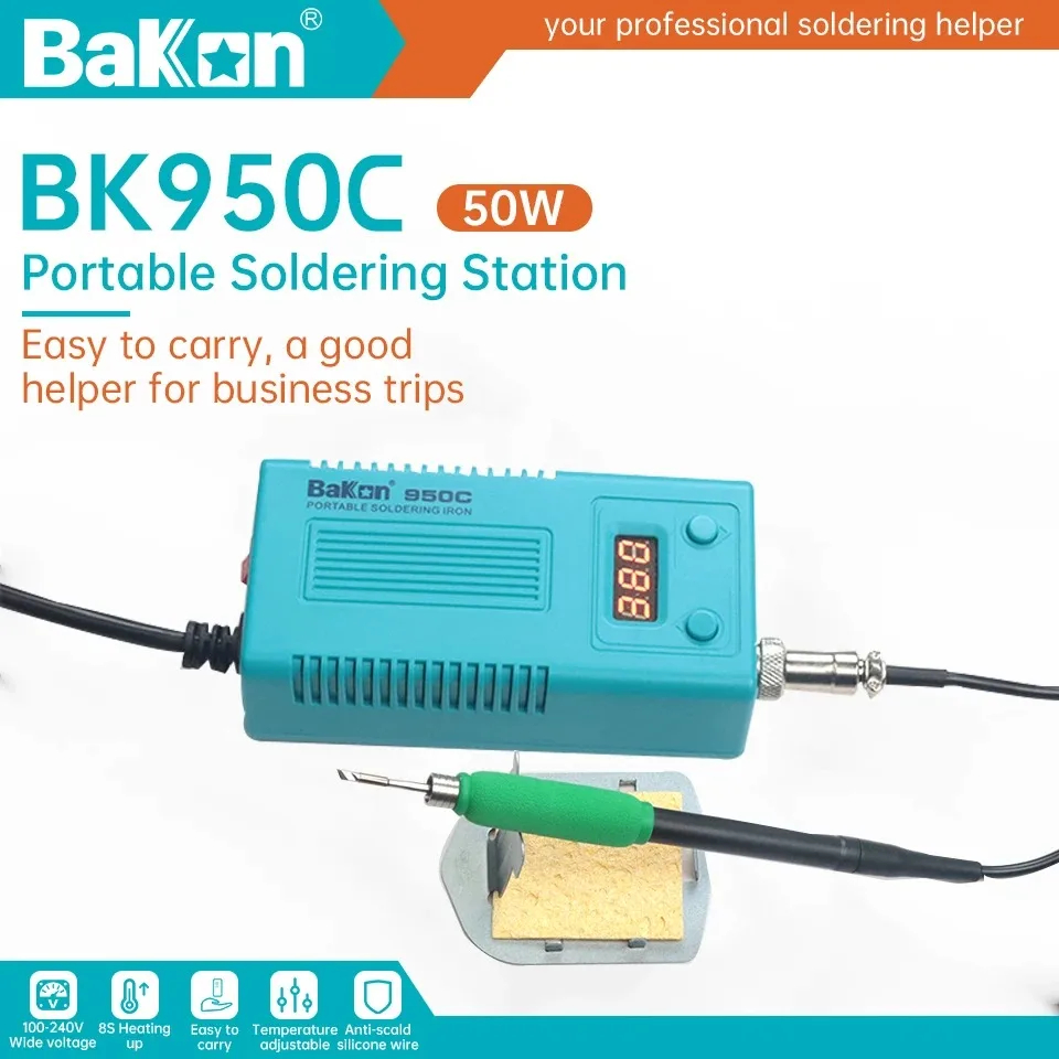 Soldering Iron Temperature Probe - Bakon Taşınabilir Dijital Ekranlı Havya İstasyonu,