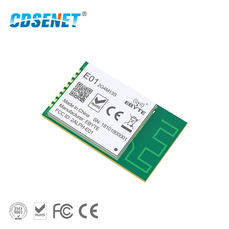 Nrf24L01 - 5 adet nRF24L01P 2.4GHz 20mW E01-2G4M13S