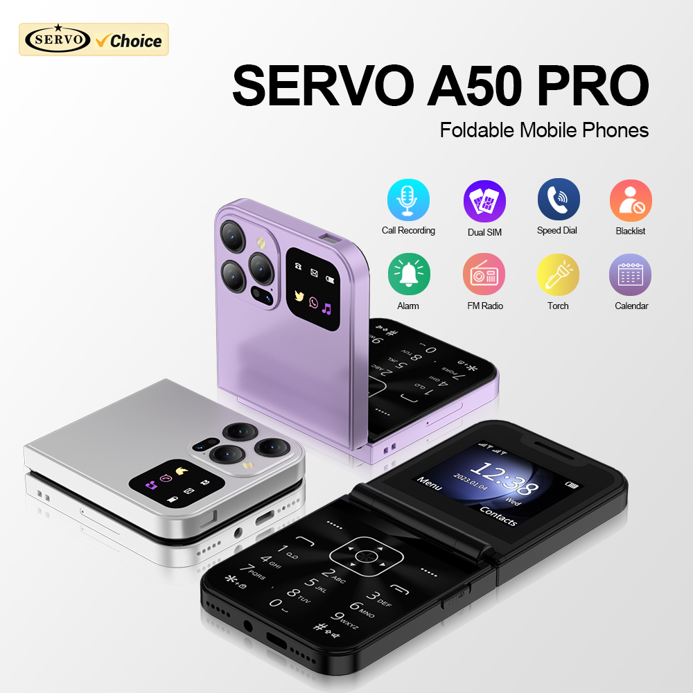 Tft Display 2.4 - SERVO A50 PRO Flip Cep Telefonu