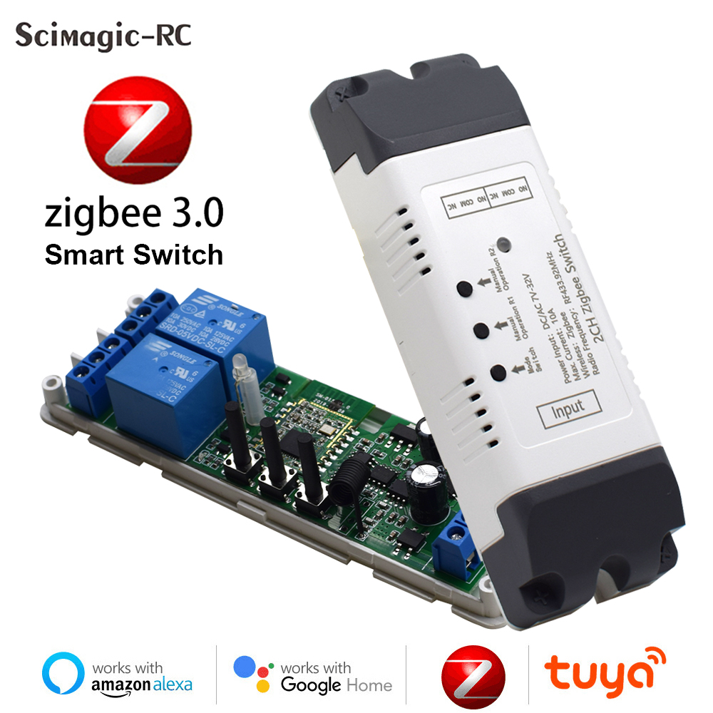 Relay Module 4 Channel - Tuya Zigbee uzaktan kumanda akıllı Switch1ch