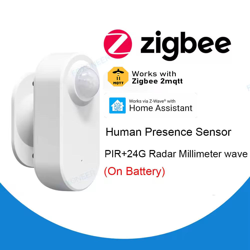 Pir Motion Sensor - Akıllı Zigbee İnsan Varlık Dedektörü, Parlaklık/Mesafe