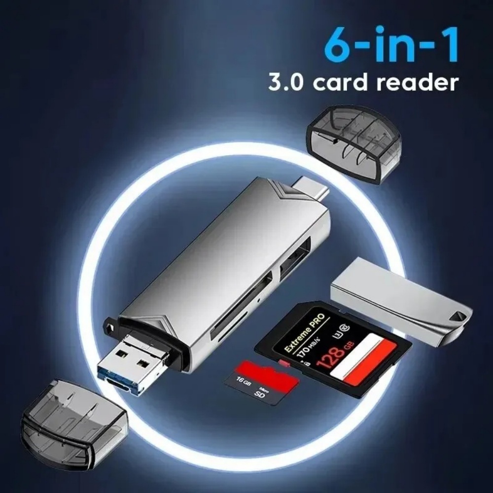 Sd Card Module - 6'sı 1 arada USB 3.0 OTG