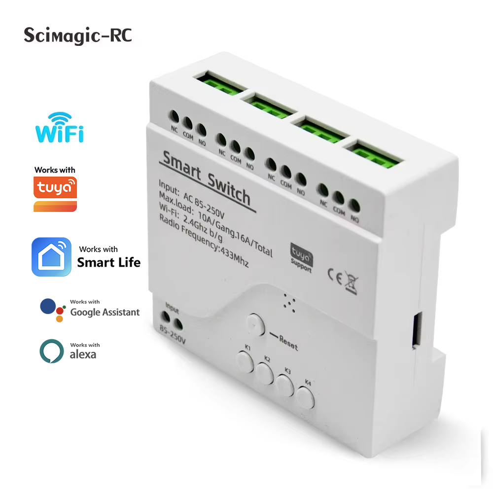 Relay Module 4 Channel - Akıllı Anahtar 4 Kanallı Röle Modülü