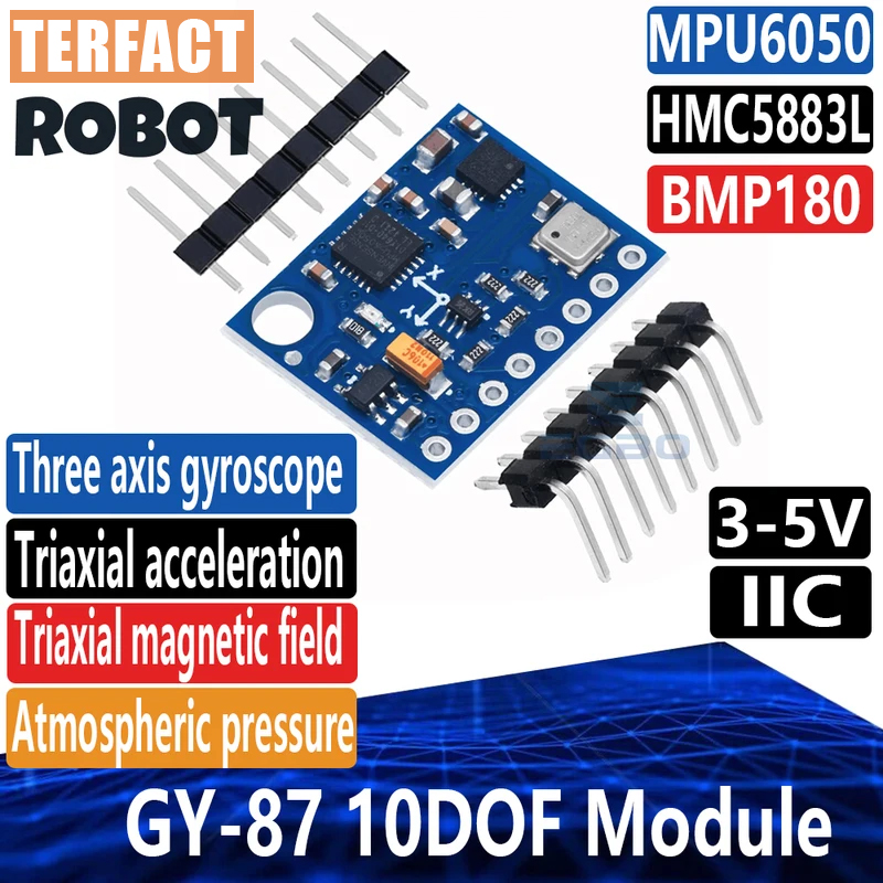 Mpu6050 - 1 ~ 5 adet GY-87 10DOF