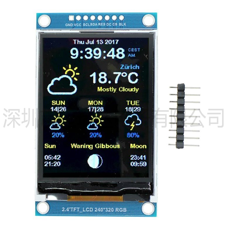 Ili9341 - 2.4 inç 240x320 Lcd Spi Seri