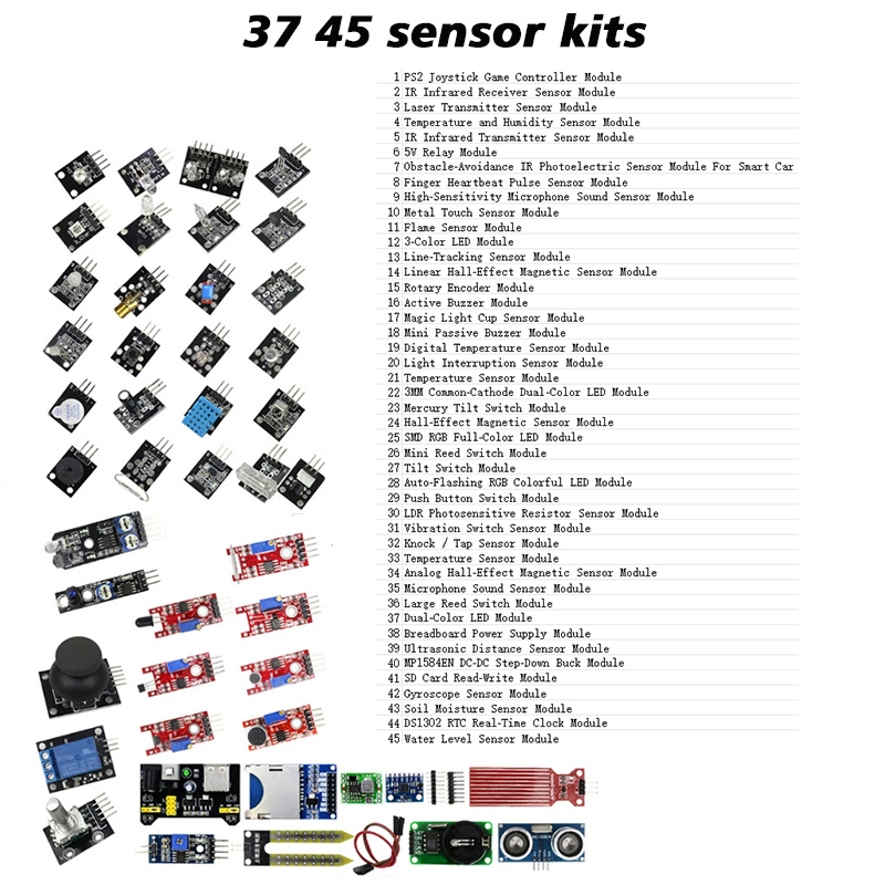 Sensör kiti 45 sensör 37 sensö - Dht11 incelemesi ve fiyatı