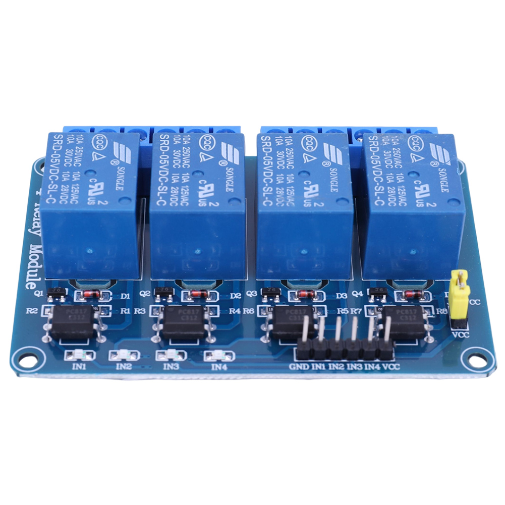 5V 12V 4 Kanallı Röle Kartı, O - Relay Module 4 Channel incelemesi ve fiyatı