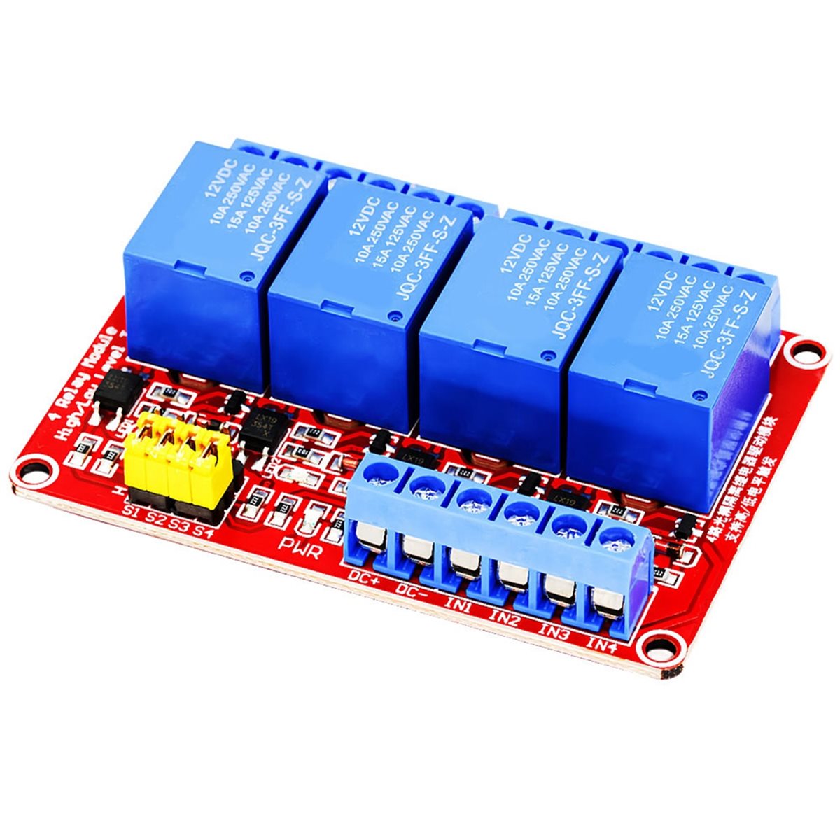 A49T 4 Kanallı Röle Modülü 5V  - Relay Module 4 Channel incelemesi ve fiyatı