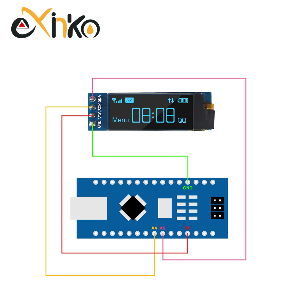 1-10 adet 0.91 inç OLED Ekran  - Ssd1306 incelemesi ve fiyatı