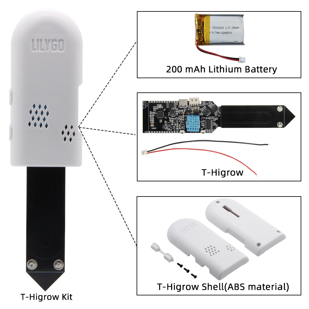 LILYGO T-Higrow ESP32 WiFi Blu - Dht11 incelemesi ve fiyatı