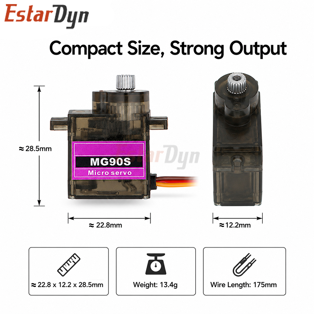 Estardyn MG90S Dijital Metal D - Servo Sg90 incelemesi ve fiyatı
