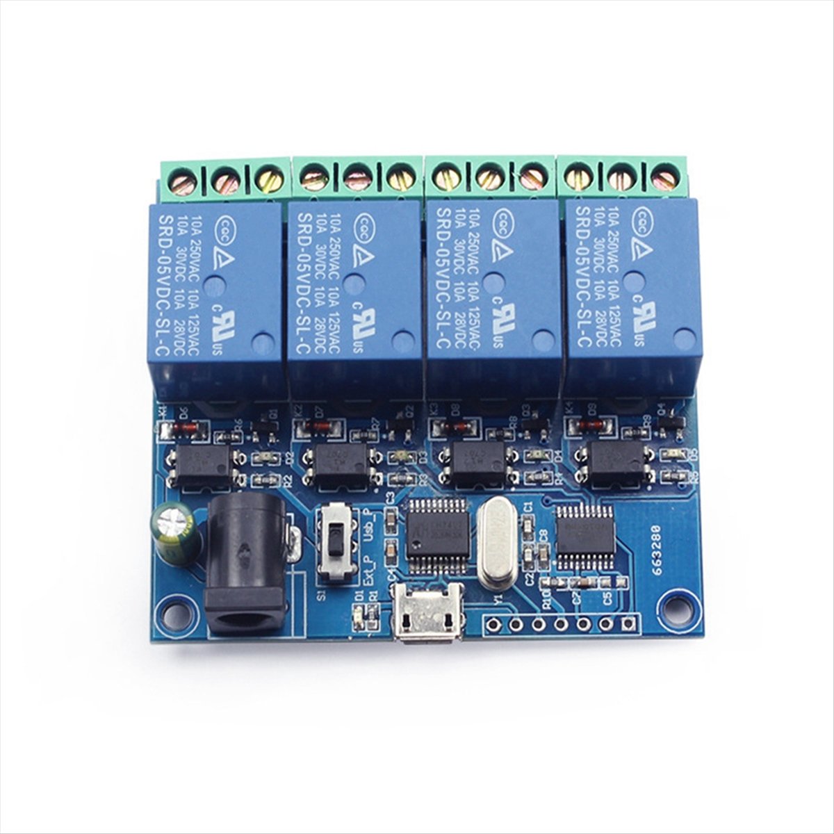 AT42 4 Kanallı USB Röle Modülü - Relay Module 4 Channel incelemesi ve fiyatı