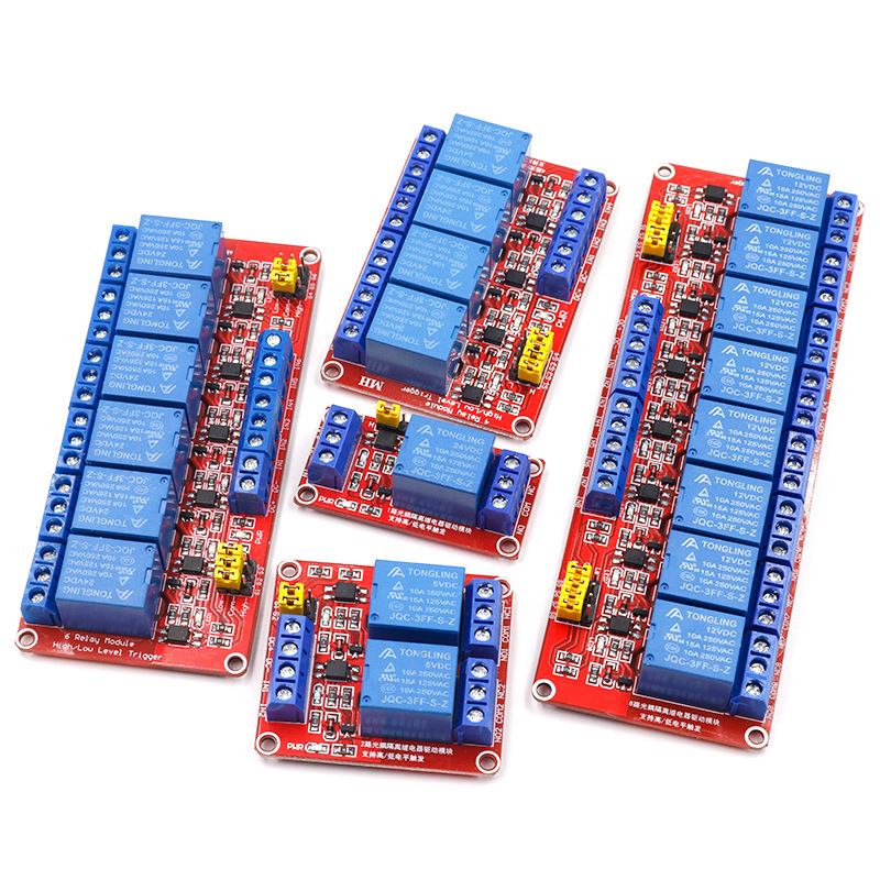 1/2/4/8 kanallı, optokuplör iz - Relay Module 4 Channel incelemesi ve fiyatı