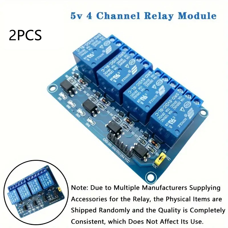 Optocoupler ile 2 adet 1/2/4/8 - Relay Module 4 Channel incelemesi ve fiyatı