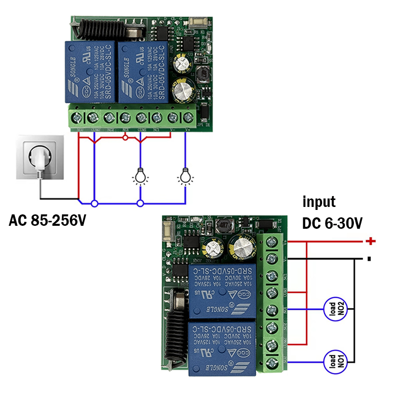 DC 9V 12V 24V AC 85-250V 2CH R - Joystick Module incelemesi ve fiyatı