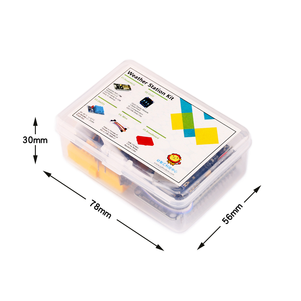 ESP8266 hava istasyonu DIY kit - Oled Display 0.96 incelemesi ve fiyatı