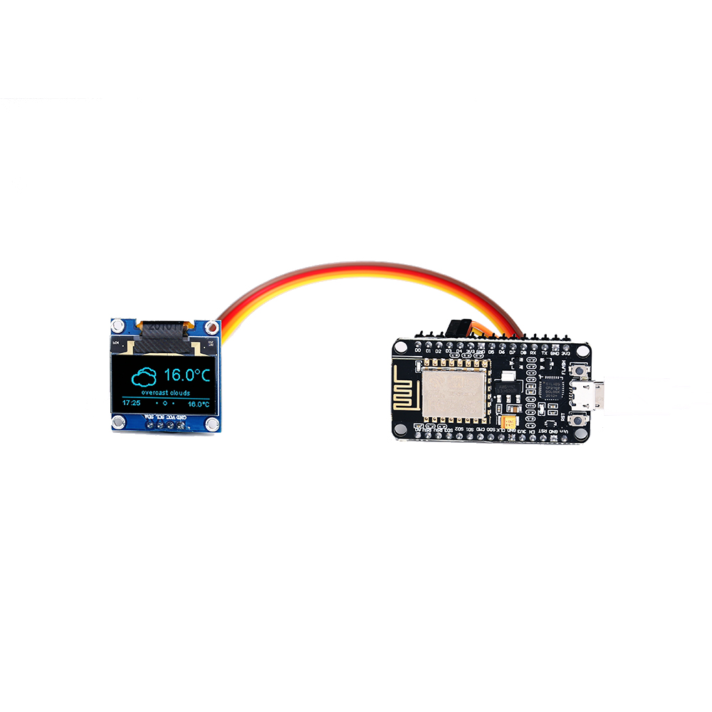 ESP8266 hava istasyonu DIY kit - Oled Display 0.96 incelemesi ve fiyatı