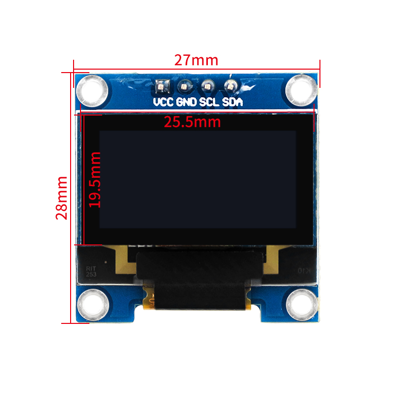0.96 Inç OLED SSD1306 I2C IIC  - Ssd1306 incelemesi ve fiyatı