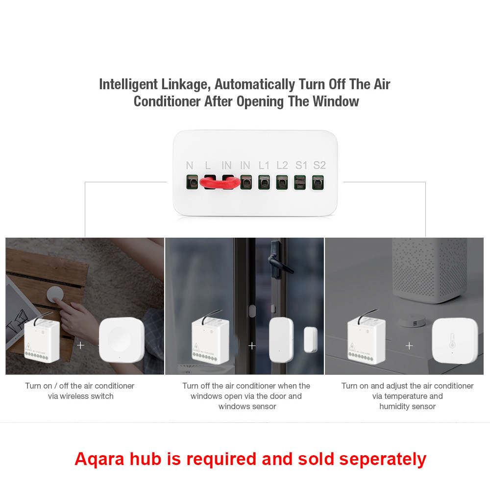 Orijinal Aqara Akıllı İki Yönl - Relay Module 1 Channel incelemesi ve fiyatı