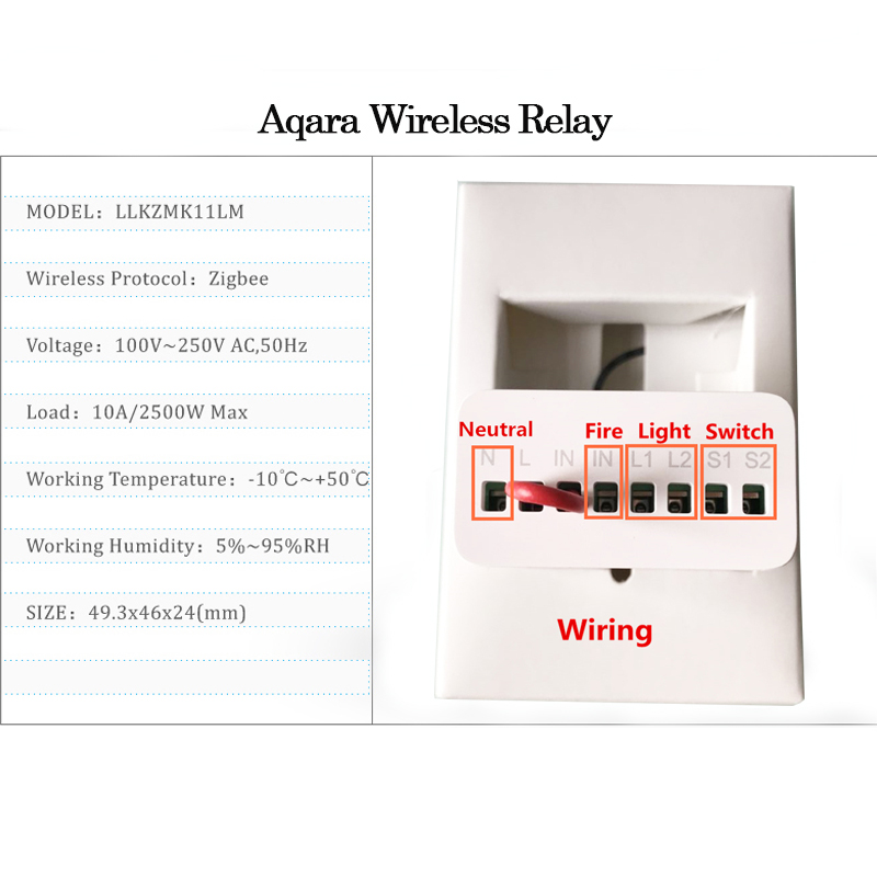 Orijinal Aqara Akıllı İki Yönl - Relay Module 1 Channel incelemesi ve fiyatı