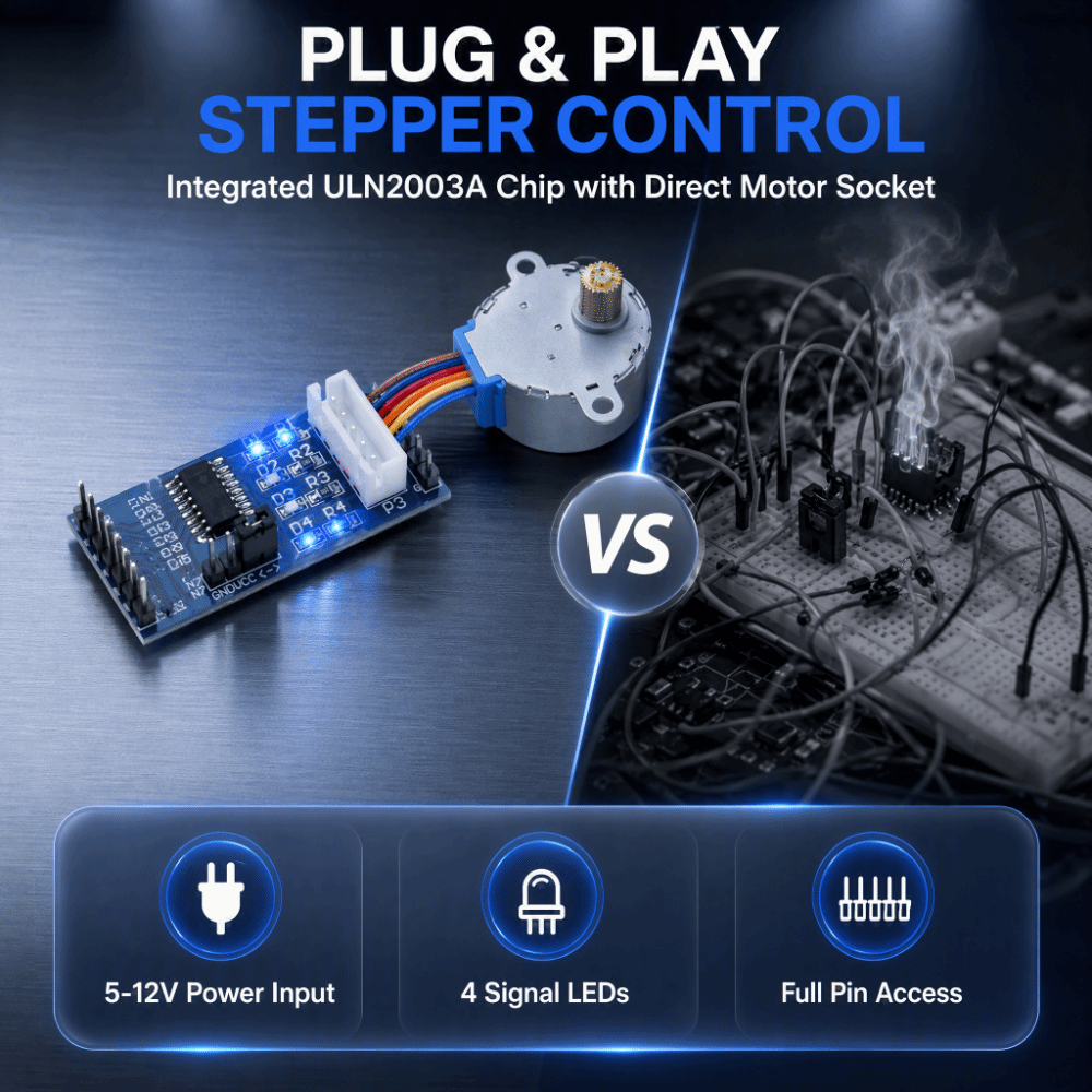 5 adet 5-12V DC Adım Motor Sür - Stepper Motor 28Byj incelemesi ve fiyatı