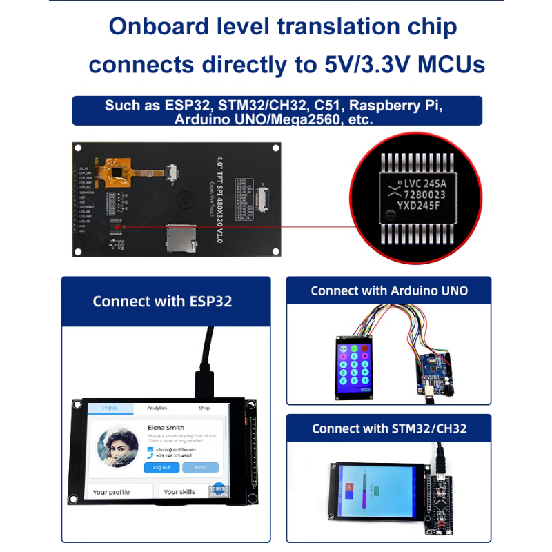 4.0 Inç 320X480 SPI TFT LCD Mo - Tft Display 2.4 incelemesi ve fiyatı