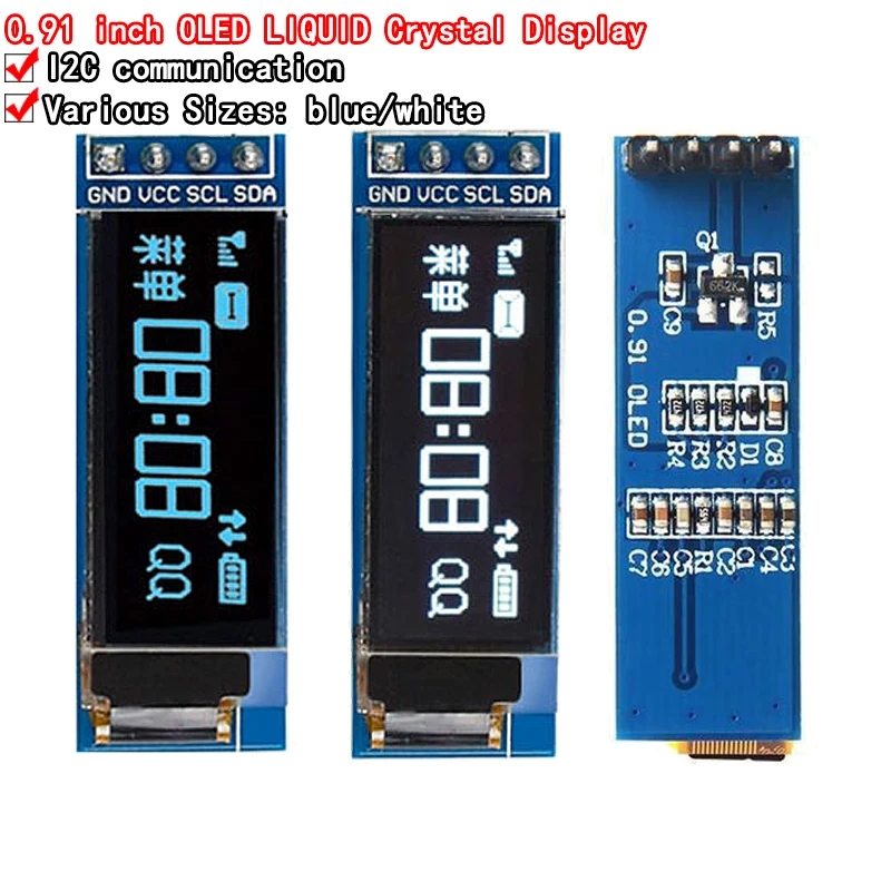 0.91 inç OLED ekran modülü, I2 - Ssd1306 incelemesi ve fiyatı