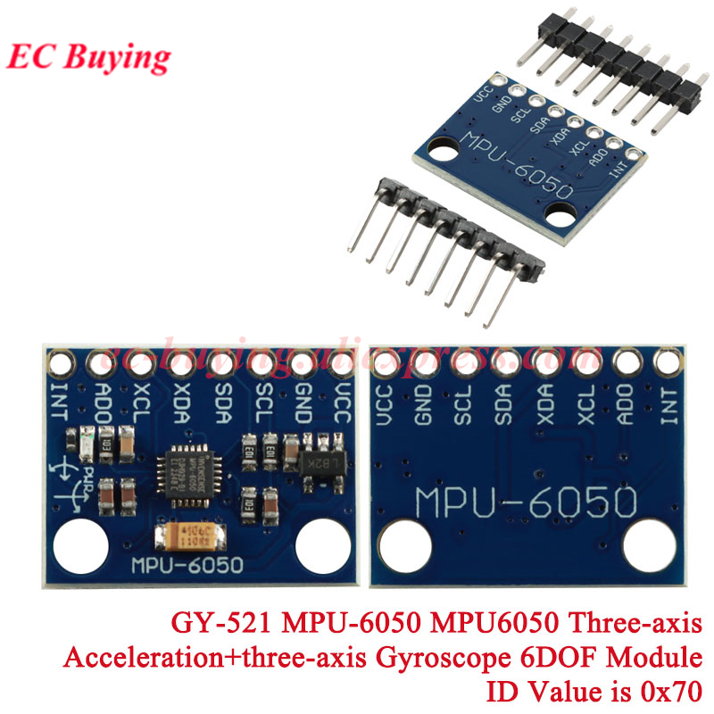 1-10 adet GY-521 MPU-6050 MPU6 - Mpu6050 incelemesi ve fiyatı