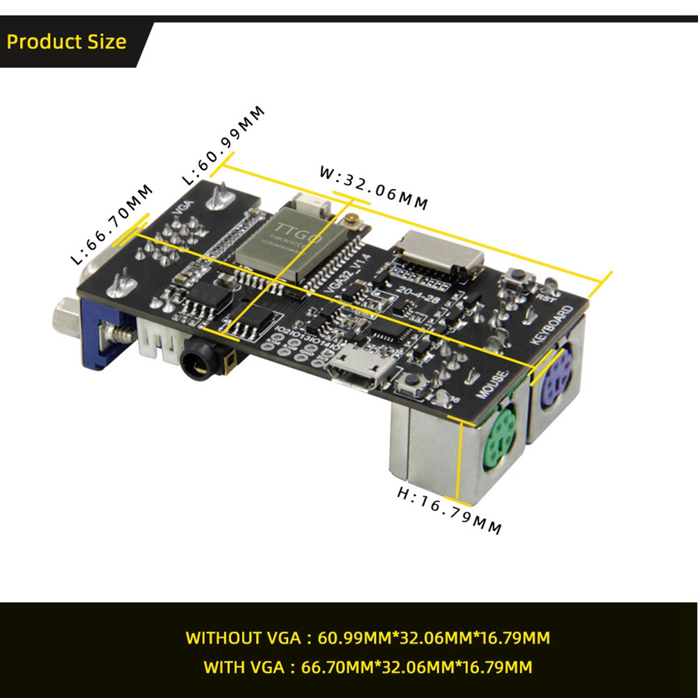 Sıcak satış FabGL VGA32 VGA ES - Joystick Module incelemesi ve fiyatı