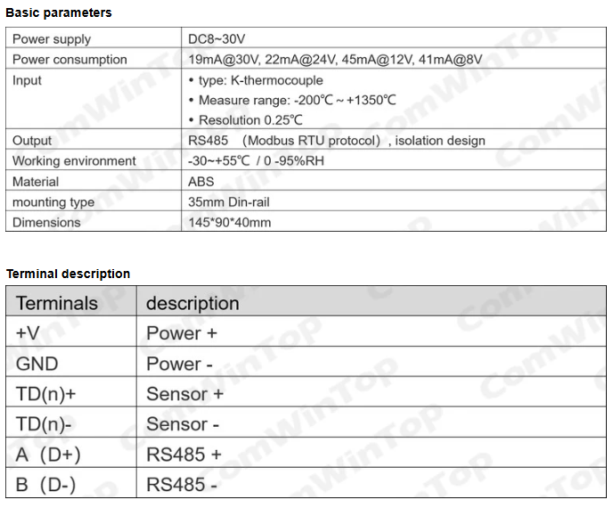 16 Kanallı K-Tipi Termokupl RS - Thermocouple Module K Type incelemesi ve fiyatı