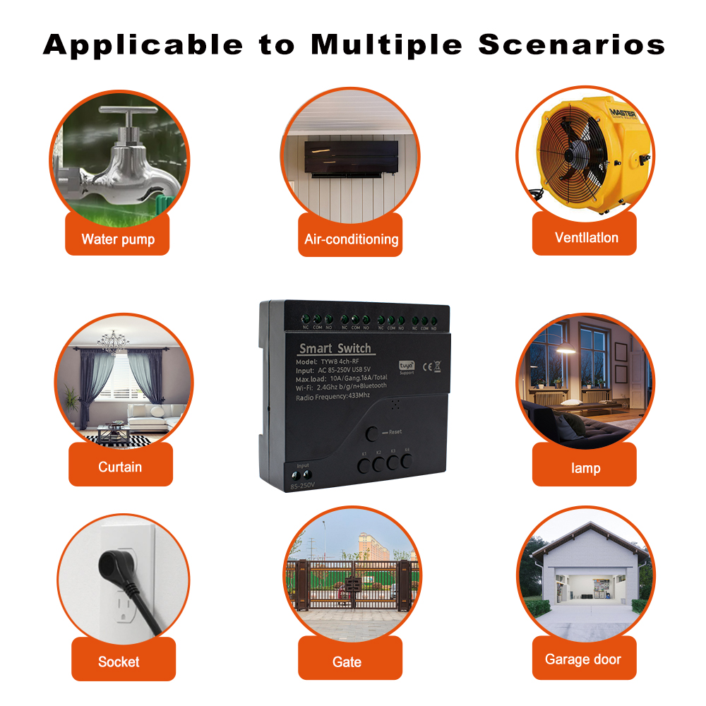 4CH Tuya Akıllı Wifi Anahtar M - Relay Module 4 Channel incelemesi ve fiyatı