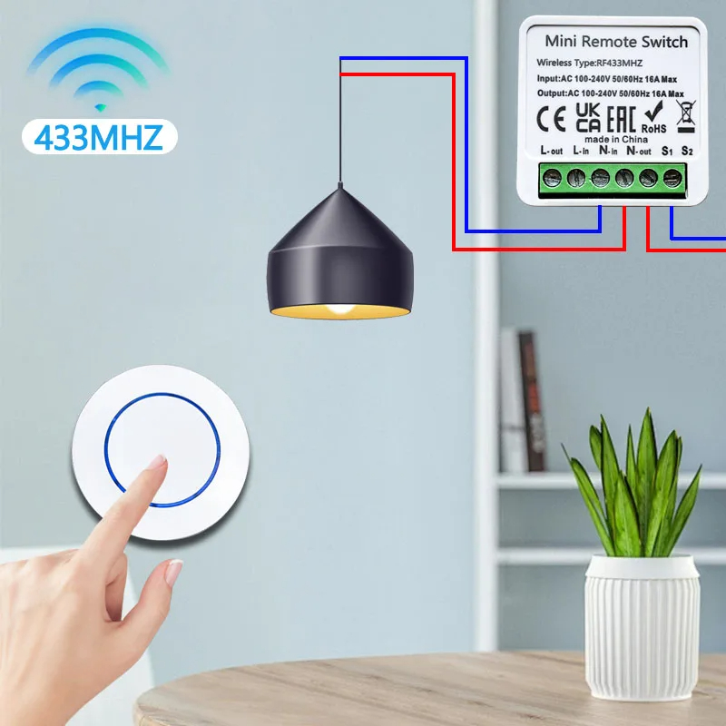 433HMz Kablosuz Işık Anahtarı  - Ir Remote Module incelemesi ve fiyatı