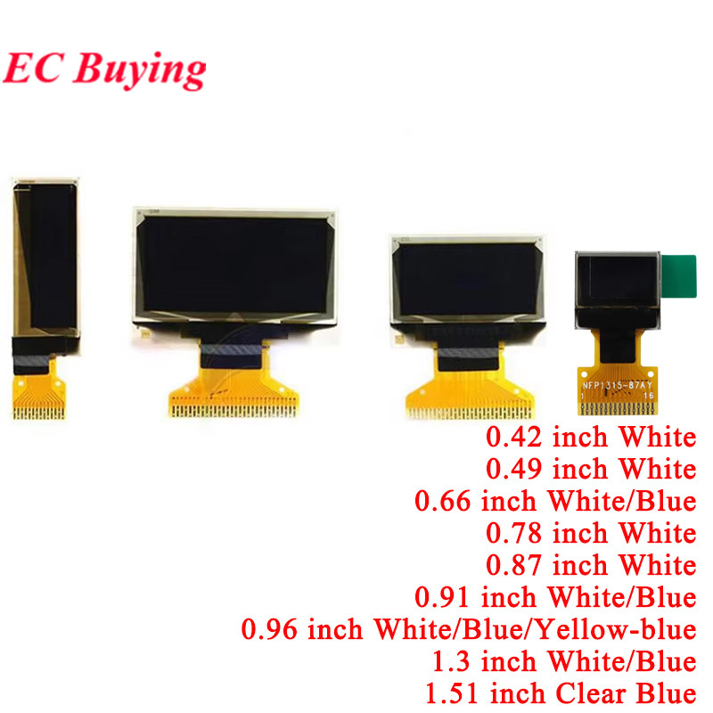 OLED Ekran LCD 0,42 0,49 0,66  - Ssd1306 incelemesi ve fiyatı