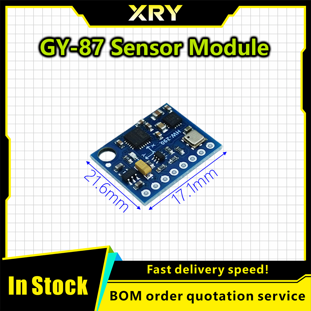 XRY GY-87 10DOF IMU Sensör Mod - Mpu6050 incelemesi ve fiyatı
