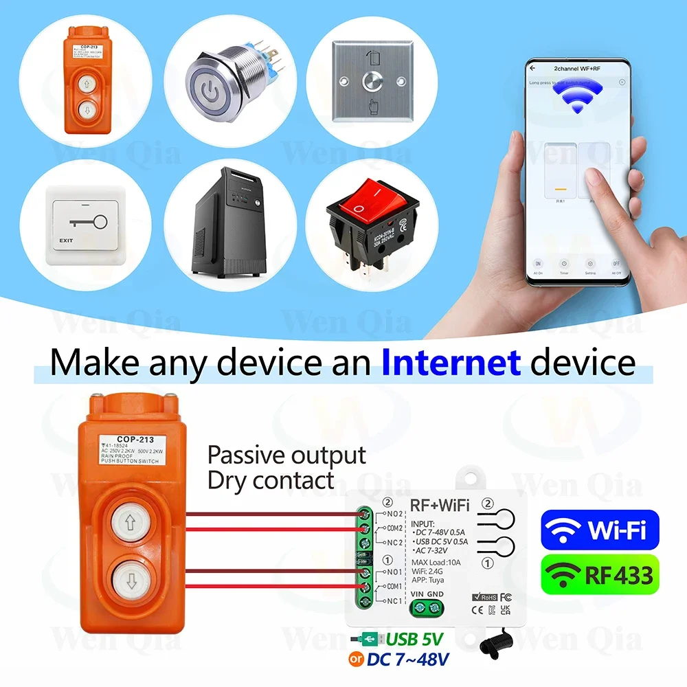 2CH Akıllı Işık Anahtarı Tuya, - Ir Remote Module incelemesi ve fiyatı