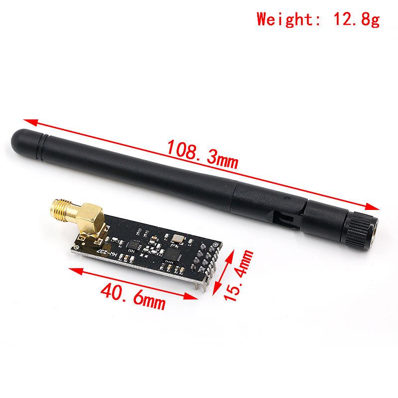 Anten ile NRF24L01 + PA + Wire - Nrf24L01 incelemesi ve fiyatı
