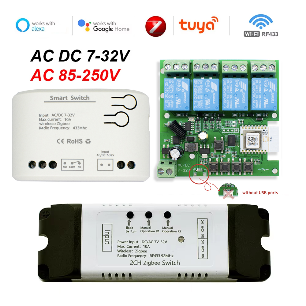 Tuya Zigbee uzaktan kumanda ak - Relay Module 4 Channel incelemesi ve fiyatı