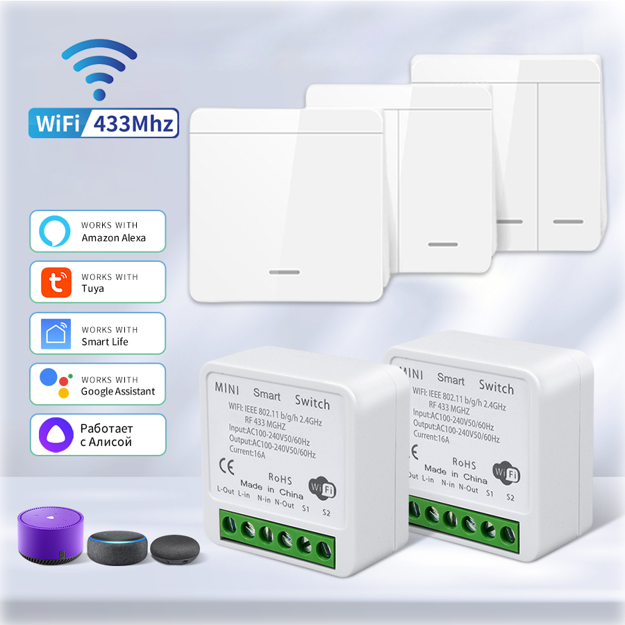 Wifi RF 433MHz Akıllı Anahtar  - Ir Remote Module incelemesi ve fiyatı