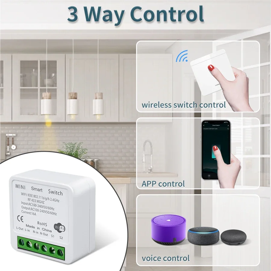 Wifi RF 433MHz Akıllı Anahtar  - Ir Remote Module incelemesi ve fiyatı