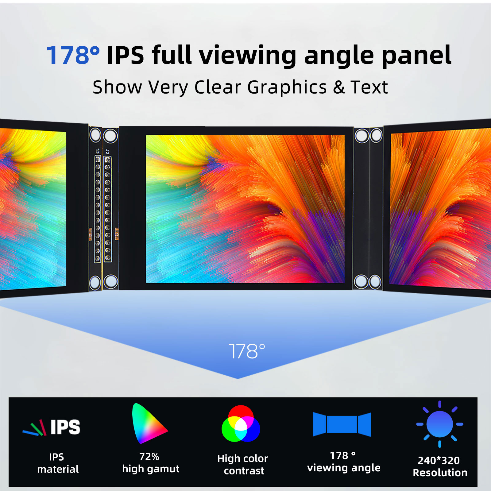 3.2 inç SPI TFT LCD ekran renk - Ili9341 incelemesi ve fiyatı