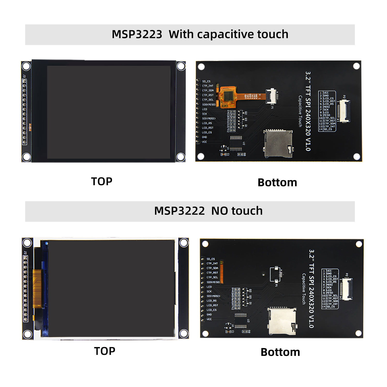 3.2 inç SPI TFT LCD ekran renk - Ili9341 incelemesi ve fiyatı