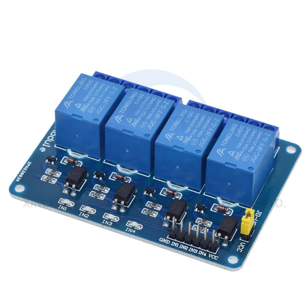 5/12V 1/2/4/6/8 Kanal Röle Mod - Relay Module 4 Channel incelemesi ve fiyatı
