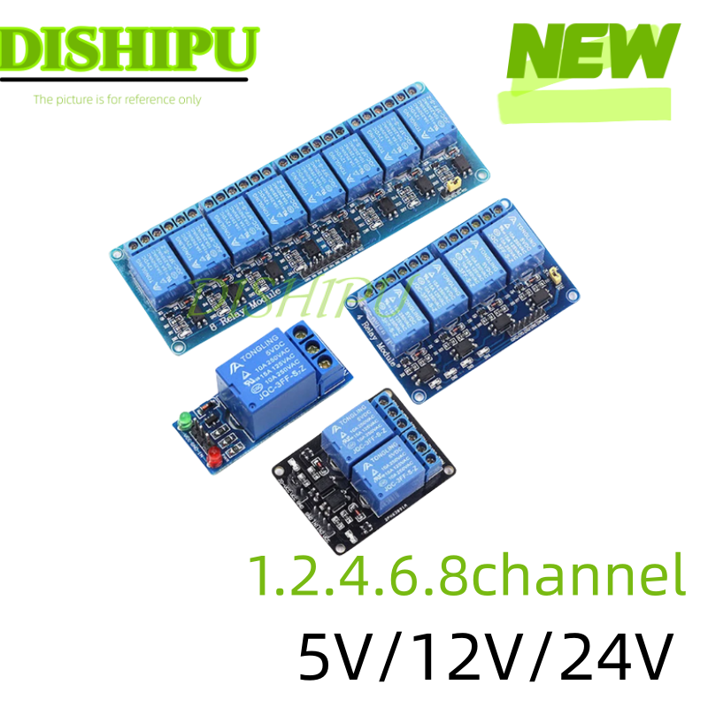 DC 5V 12V 24V 1 2 4 6 8 Kanall - Relay Module 4 Channel incelemesi ve fiyatı