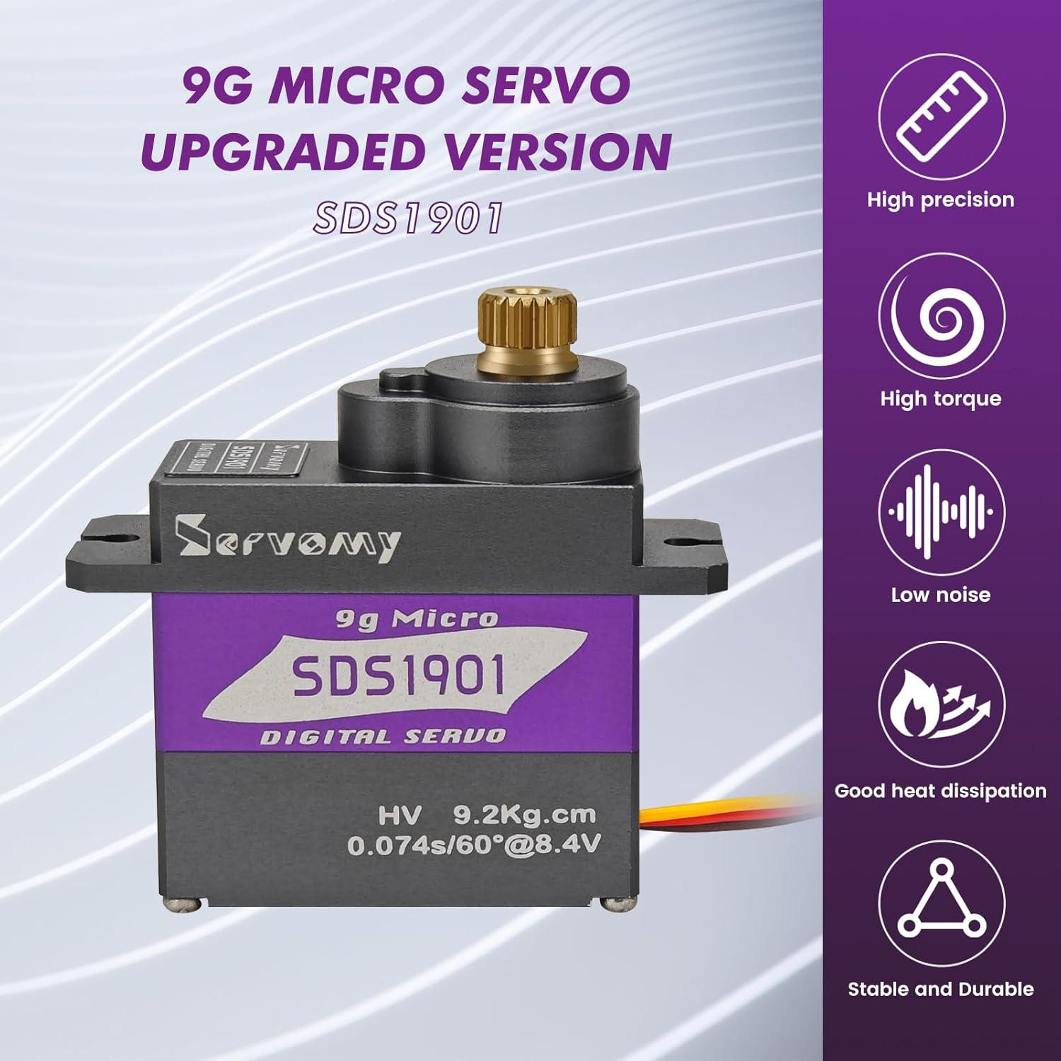 SERVOMY-SDS1901 Dijital 9G Mik - Servo Sg90 incelemesi ve fiyatı
