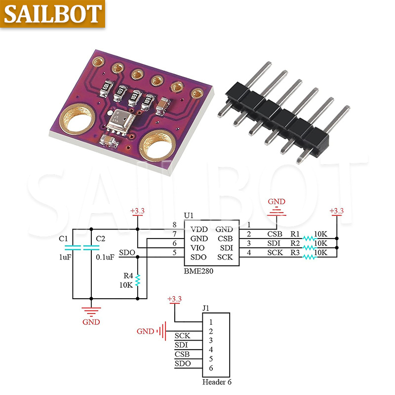 BME280 5V 3.3V Dijital Sensör  - Bme280 incelemesi ve fiyatı