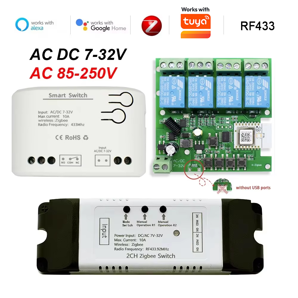 Kuru Kontak Akıllı Zigbee Anah - Relay Module 4 Channel incelemesi ve fiyatı