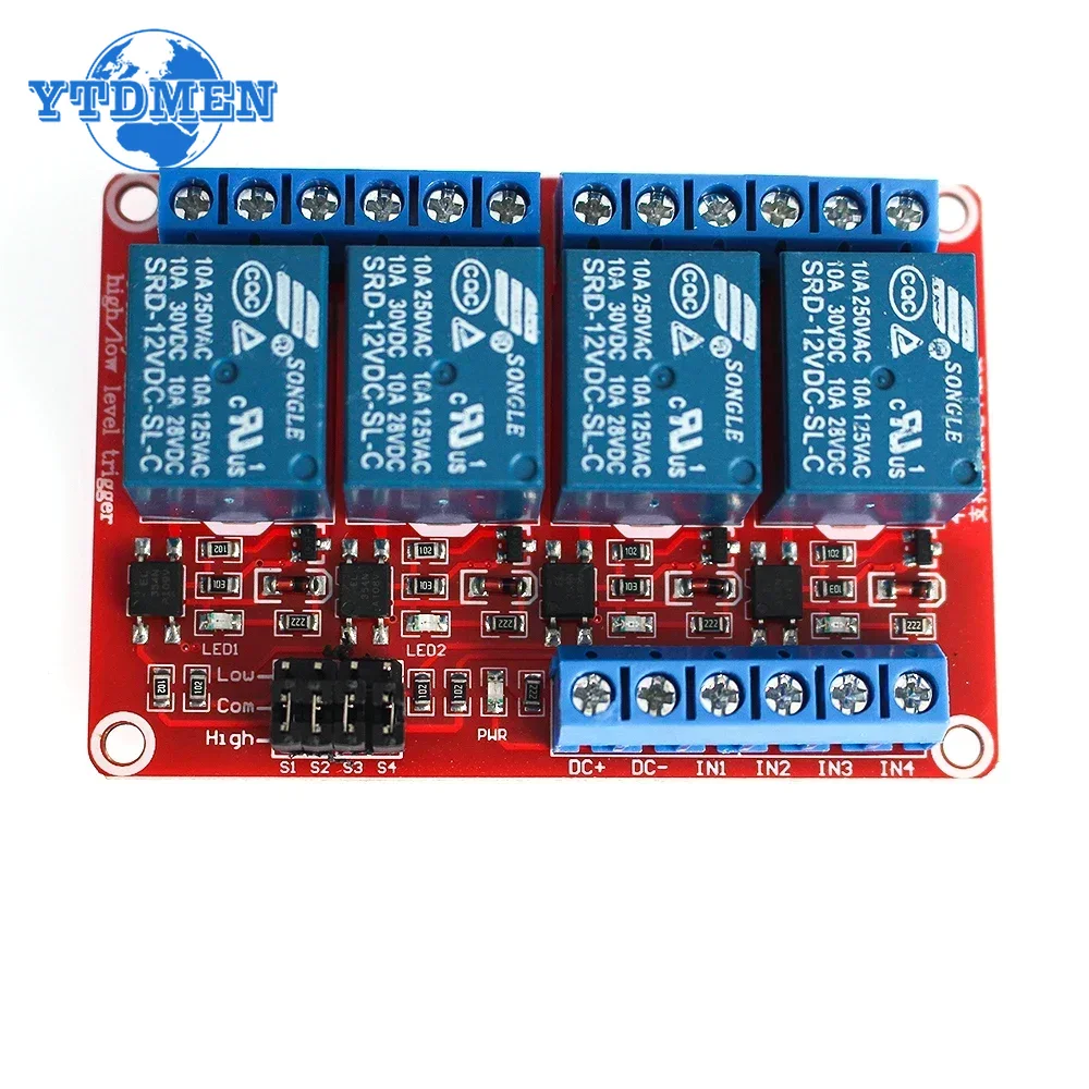 1 adet röle modülü 5V 12V 24V  - Relay Module 4 Channel incelemesi ve fiyatı