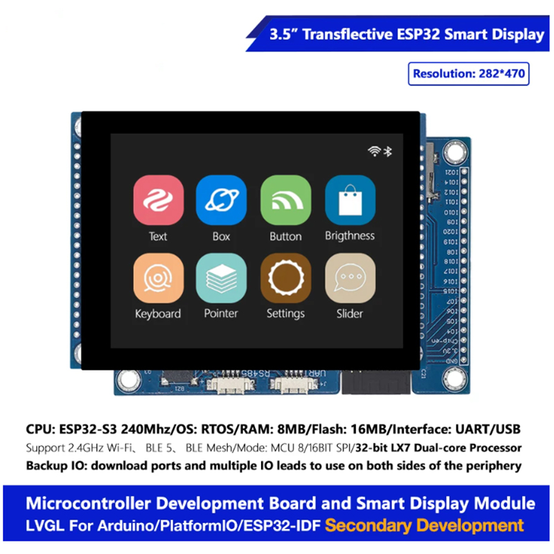 3.5 İnç Transflektif TFT LCD 2 - Ssd1306 incelemesi ve fiyatı