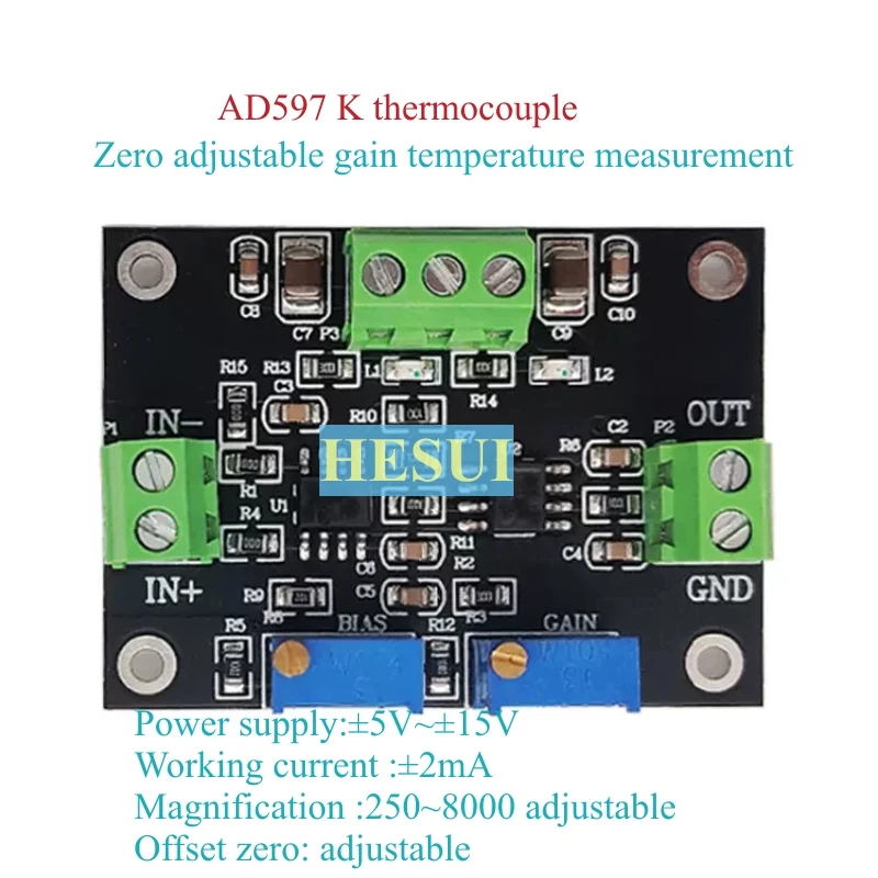 K tipi termokupl amplifikatör  - Thermocouple Module K Type incelemesi ve fiyatı